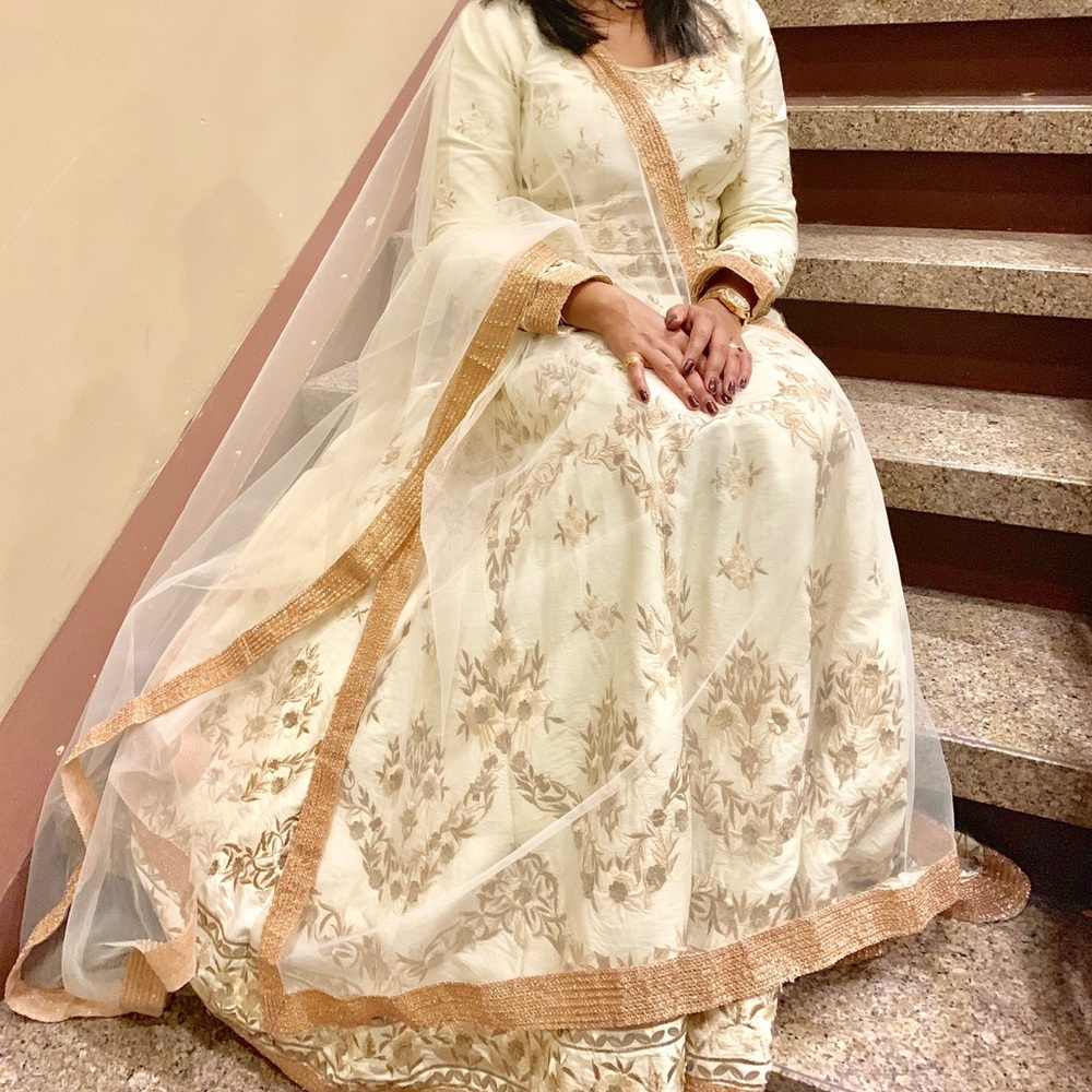 Anarkali with dupatta!!!!